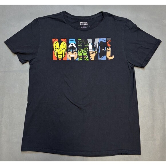 Marvel Avengers Tshirt Team Logo Adult Men's Graphic T-Shirt Large Marvel - Picture 1 of 6
